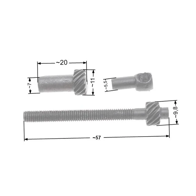 Tensor de cadena lateral NAC, grande CS4500 SPS01-45 CS5200 SPS01-52 mercado motosierras NZ272