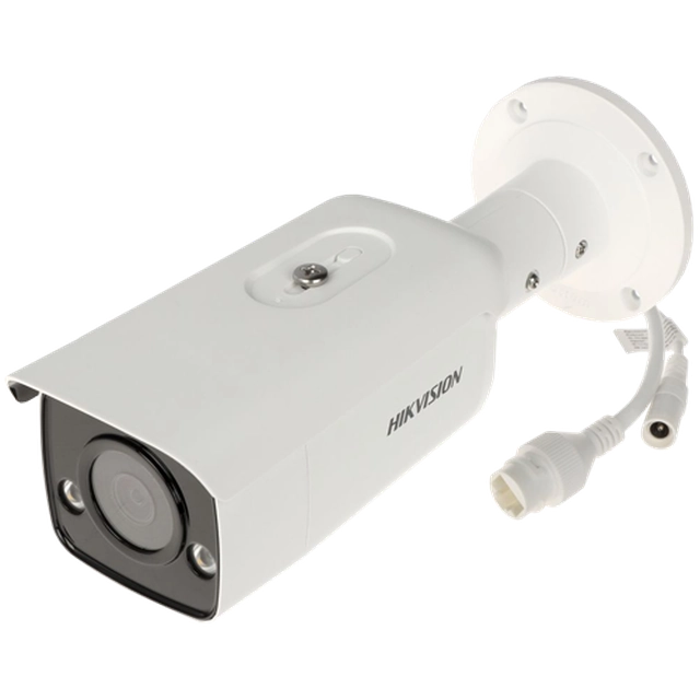 Térfigyelő kamera, ColorVU, IP, 4 Megapixel objektív 2.8mm, Színes éjszakai 40m, SDcard, VCA, PoE - HIKVISION DS-2CD2T43G2-L-2.8mm