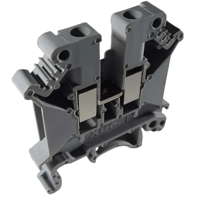 Terminal string clamp 2.5mm2 gray DIN rail mounting 35mm 690V 32A