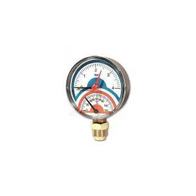 Termomanometer TM 0-120°C, 0-6 bar, lavere IVAR