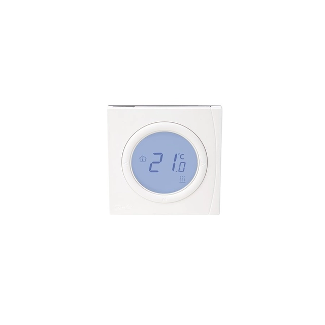 termostato ambiente BasicPlus2 WT-D con display, tensione di alimentazione 230V, intervallo di temperatura 5-35°C