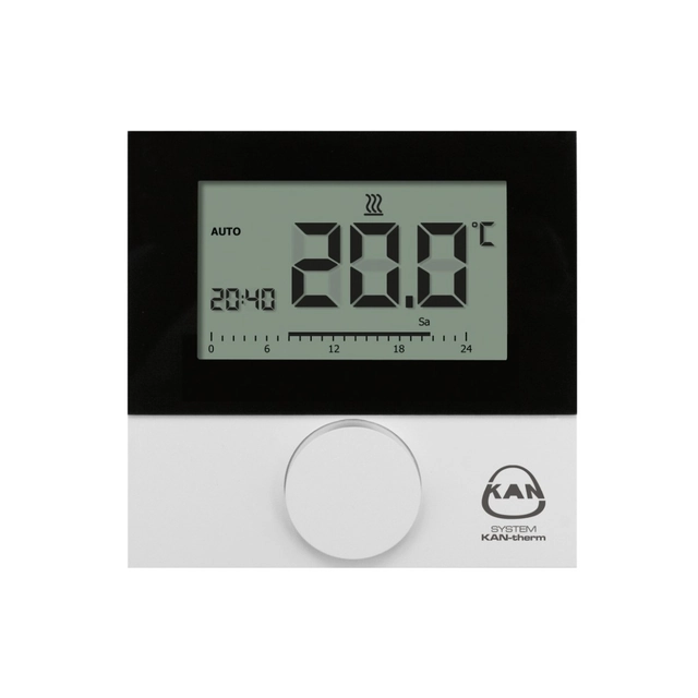 Termostato cablato con display LCD 230V