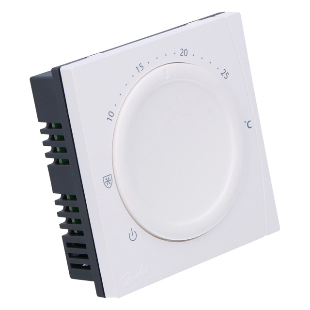 termostato de ambiente BasicPlus2 WT-T, versão em disco, tensão de alimentação 230V, faixa de temperatura 5-30°C