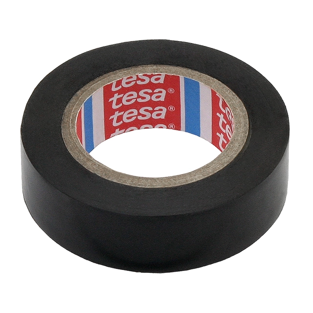 TESA 20m/19mm PVC-Klebeband, SCHWARZ