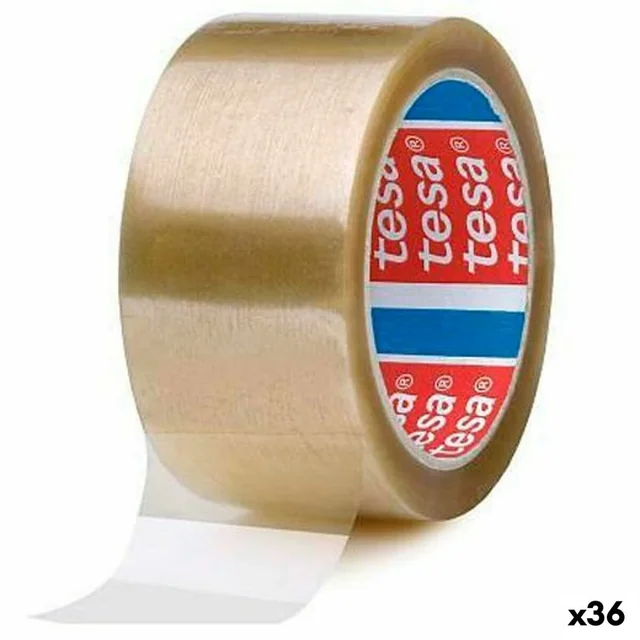 TESA Adhesive Tape Packaging Transparent 50 mm x 66 m (36 Pcs)