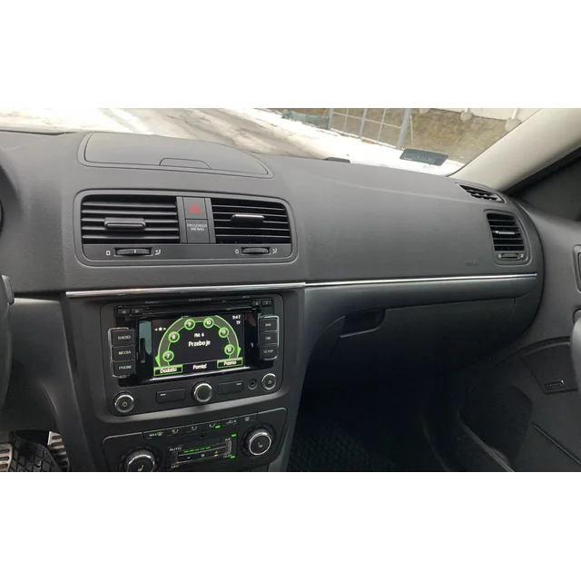 Tesla - Chrome strips for the INTERIOR, chrome-plated on the Cockpit Board Cabin