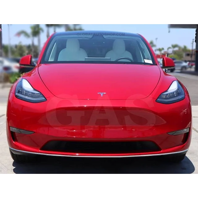 Tesla Model Y – chromuotos juostelės chromuotos grotelės manekeno buferio derinimas