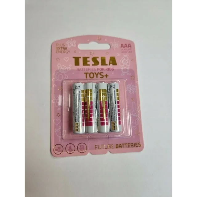 Tesla TESLA alkalická batéria R3 (AAA) TOYS+ GIRL [4x120] 4 ks