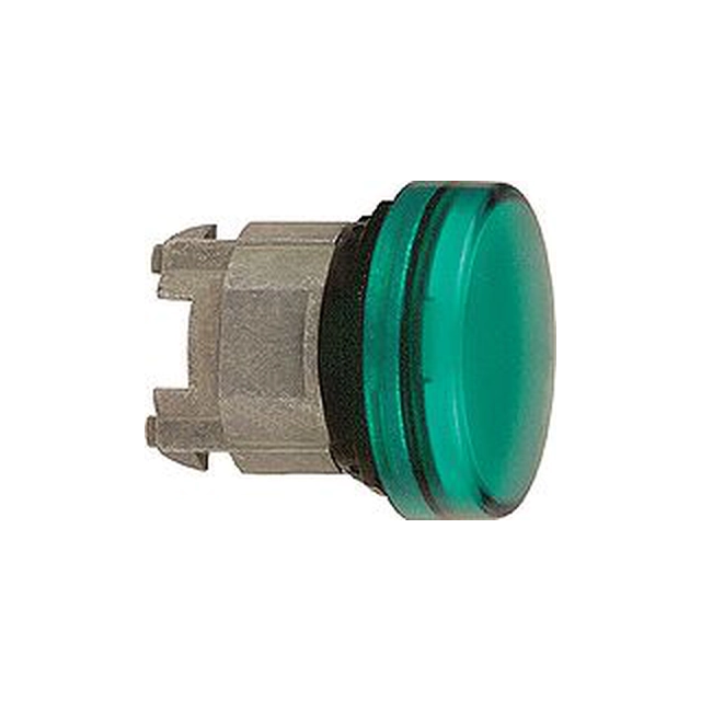 Testa della lampada di segnalazione Schneider Electric 22mm verde (ZB4BV03)