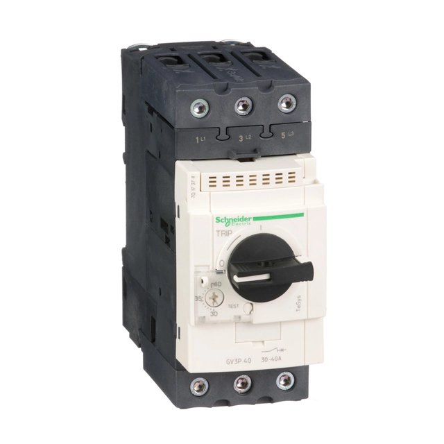 TeSys magnetic motor circuit breaker GV3L rotary drive 40A box terminals