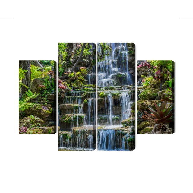 Thai Waterfall Multi-part Painting