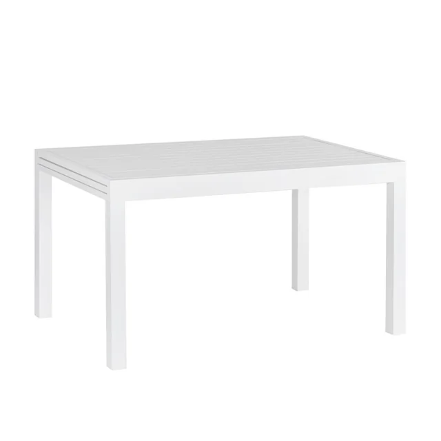 Thais Dining Tables White Aluminum 135 x 90 x 74 cm