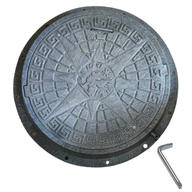 The hatch cover for the septic tank 5Ton 60cm WL-60/80ZSA50 gray