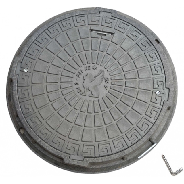 The hatch cover for the septic tank 60cm WL-60/75 gray