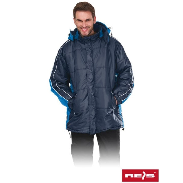 The jacket is insulated with fleece on the inside