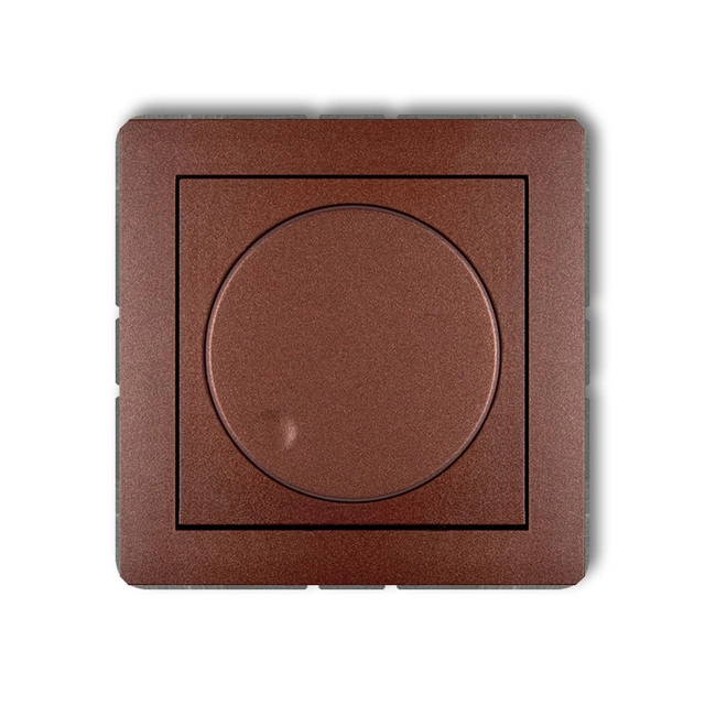 The mechanism of the electronic regulator of push-turn illumination brown metallic KARLIK DECO 9DRO-1