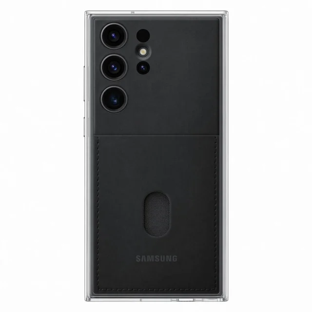 Θήκη Galaxy S23 Ultra Frame Cover με εναλλάξιμες πλάτες, μαύρο