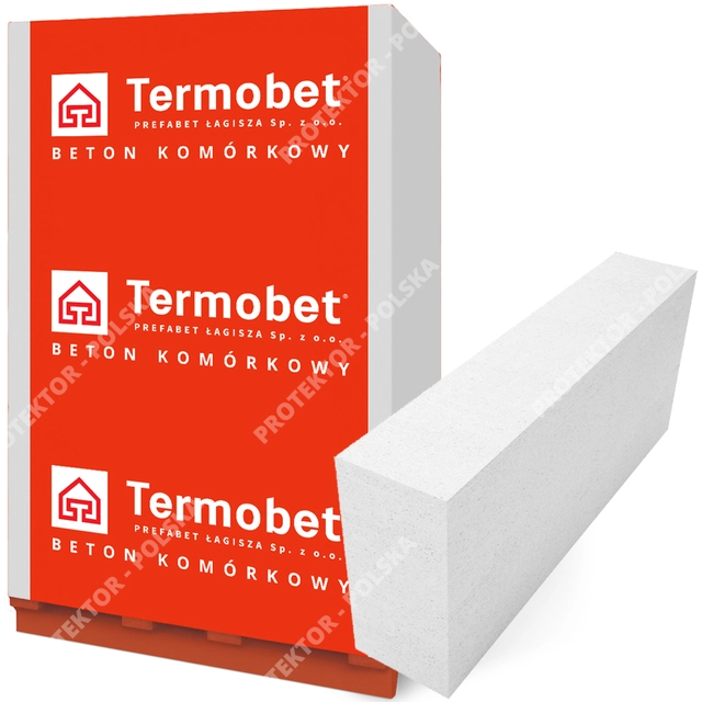 THERMOBET 4,0/600 -80x239x590 aerated concrete block aerated concrete plot