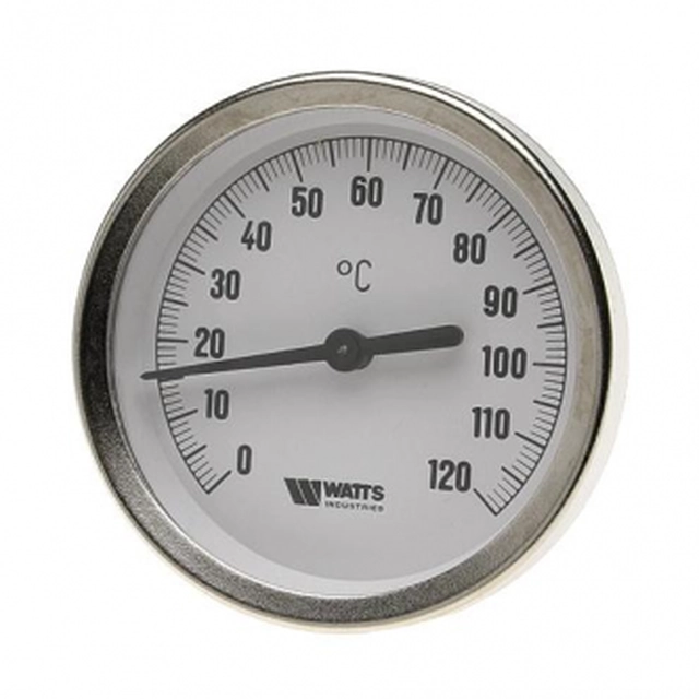 Thermometer rund 120 * C auf der Röhre WATTS