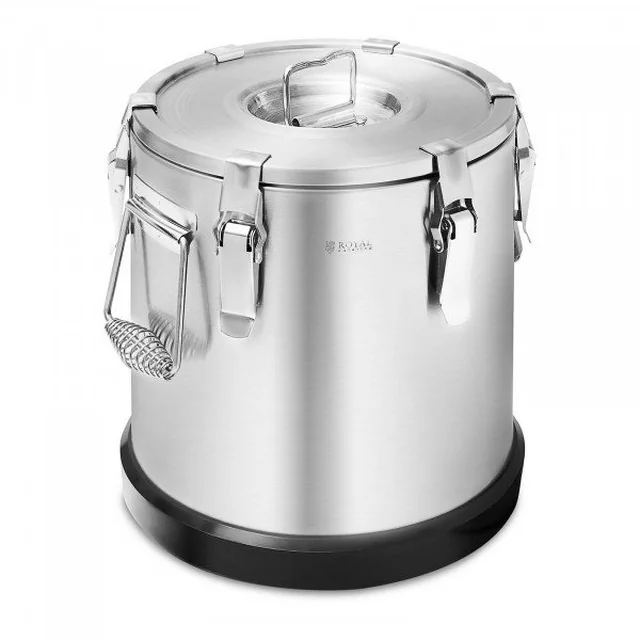 Thermos gastronomia - 15 l - Royal Catering - base in gomma ROYAL CATERING 10012193 RC-TFT15