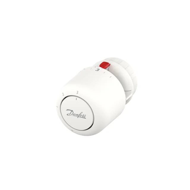 Thermostatic head Danfoss Aero, 7°C-22°C, RA, with anti-theft protection