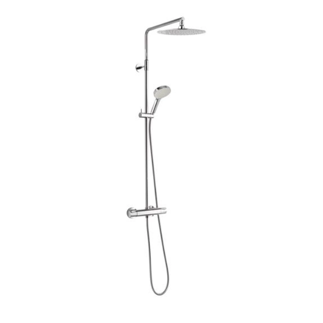 Thermostatic shower system DAMIXA SILHOUET, chrome