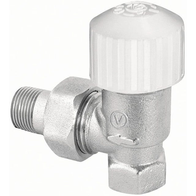 Thermostatic valve VECTOR ZT22 DN15 nickel plated with pre-setting