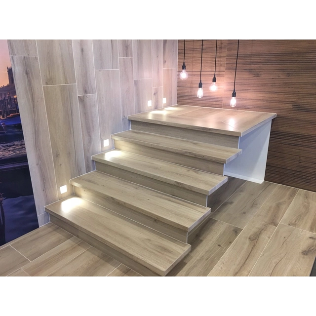 Thick 4 cm tiles for stairs with drips 100x30 OAK