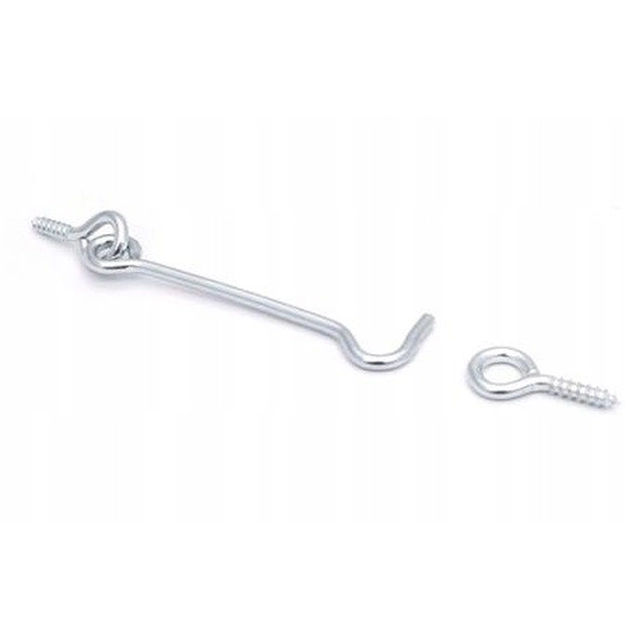 THICK WINDOW HOOK 80X4.0MM EYE THREAD FOR WOOD