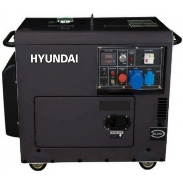 Three-phase current generator with HYUNDAI diesel engine DHY8601SE-T
