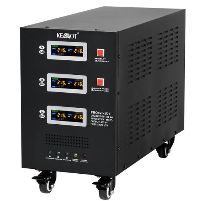 Three-phase servo motor stabilizer 20KVA PROAVR-20K KEMOT