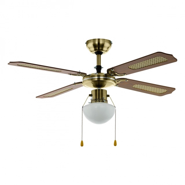 TIGGANO ceiling fan with 1xE27 light