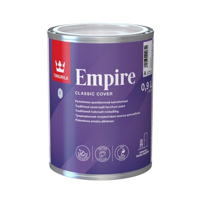 Tikkurila Empire Email alchidic semimat Baza A 2,7L