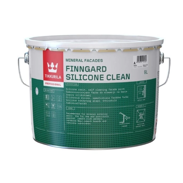 Tikkurila Finngard Silicone Clean tinta para fachada Base A 9L
