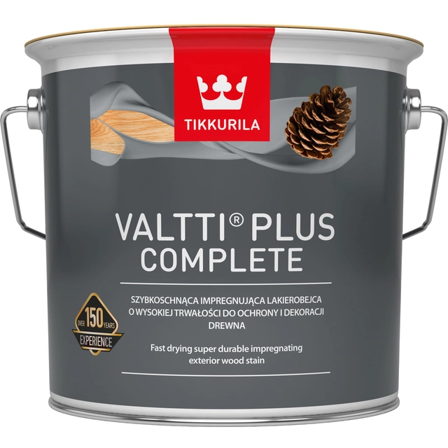 Tikkurila Valtti Plus Impregnação completa para madeira - transparente 2,7 l