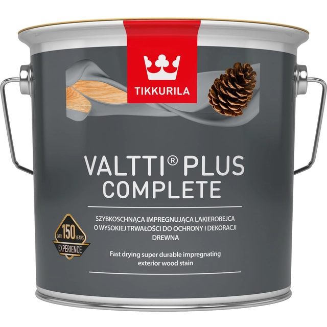 Tikkurila Valtti Plus Пълна импрегнация за дърво - прозрачен 2,7 l