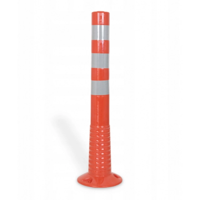 Tilting road post, flexible, reflective, blocking 75cm SD-75-1