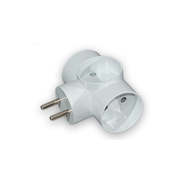 Timex Plug-in splitter 3x2P με λευκό φωτισμό R-30/S