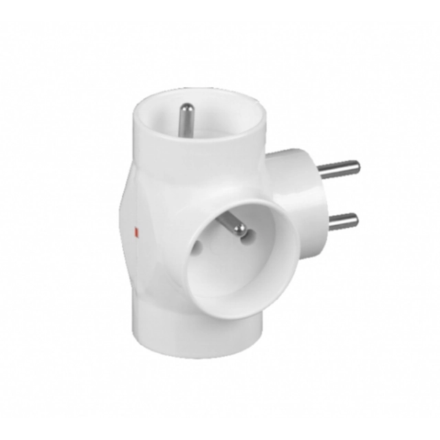 Timex Plug-in splitter 3x2P+Z με λευκό φωτισμό R-31/S