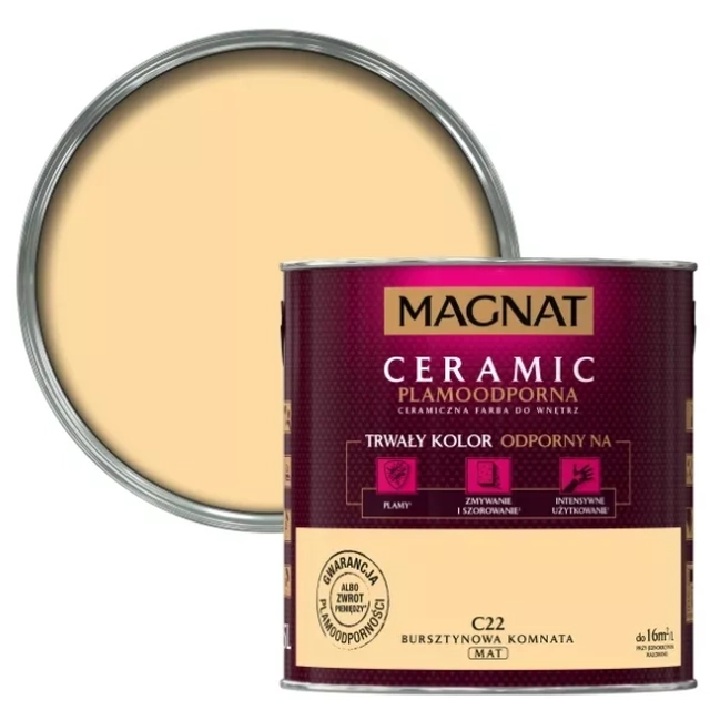 Tinta cerâmica Magnat Câmara âmbar cerâmica C22 2.5L