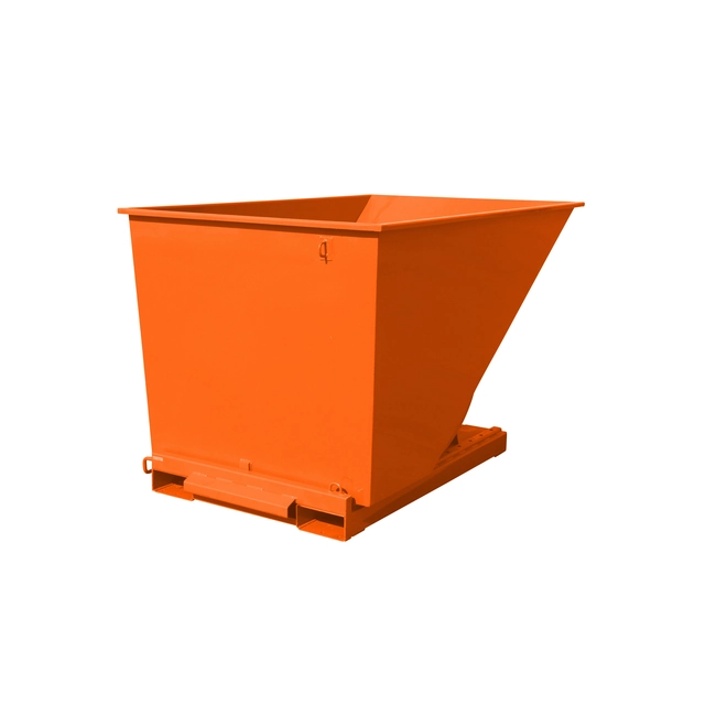 Tippo 2000 L tipping container.Orange