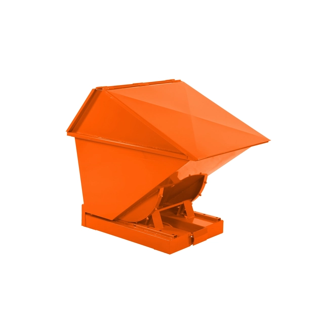Tippo Dump Container With High Lid - 400 LOrange