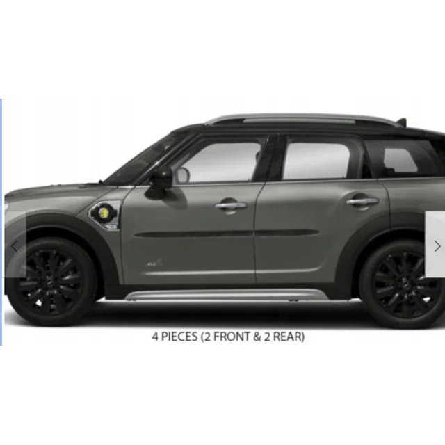 Tiras de puertas laterales MINI COOPER 2011-2022 NEGRO