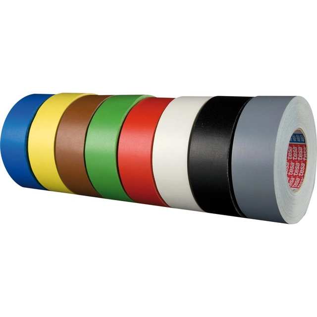 Tissue Tape 4651-04 plastic coated 50mmx50m black tape