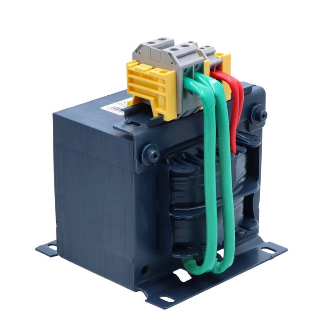 TMM single-phase transformer 1000VA 230/24V IP00 separation or safety with a two-chamber carcass