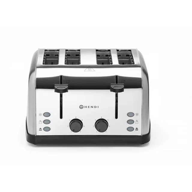 Toaster for 4 HENDI toast 240V/1500W 295x335x(H)180mm