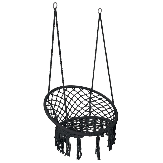 TOGO BLACK hanging swing chair