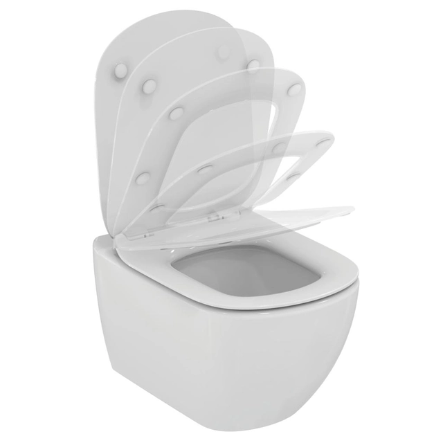 Toilet suspended Ideal Standard Tesi, Aquablade, with hidden fastenings