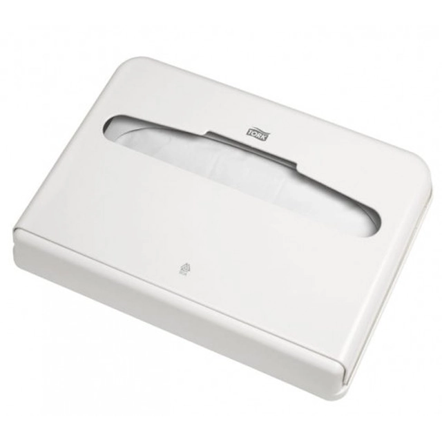 Tork 344080 white toilet seat cover dispenser