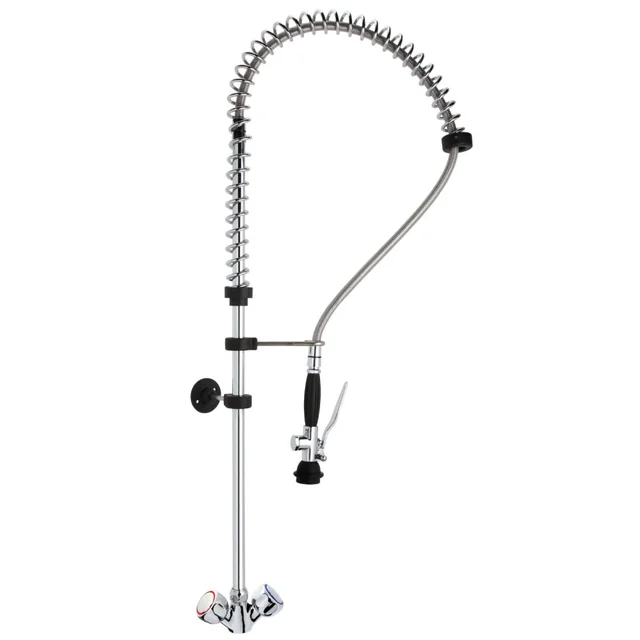 Torneira de chuveiro monofuro com pulverizador, altura 103 cm - Hendi 810262